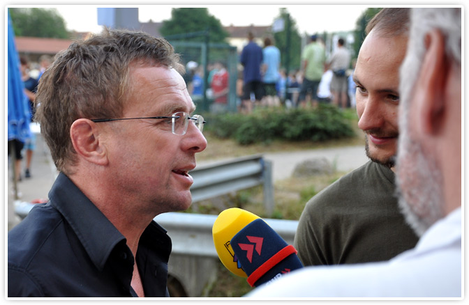 Trainer Ralf Rangnick