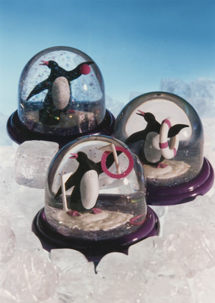 Pinguine - Schneekugeln