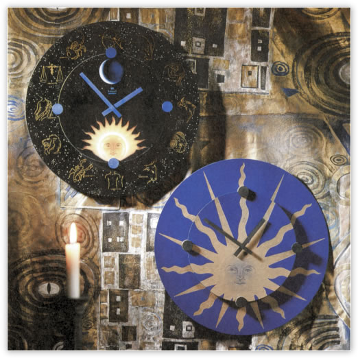 Mythen - Wanduhr Sonne