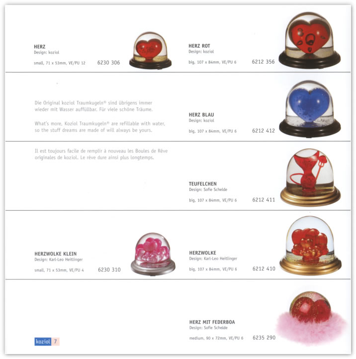 Katalog - Traumkugeln 1999