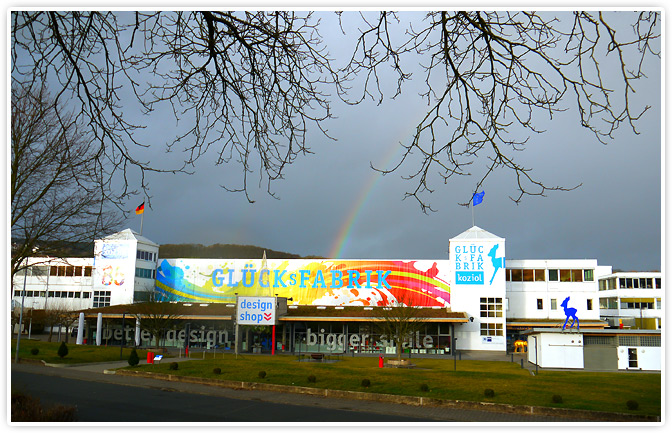 Regenbogen am 30. Dezember 2012 über der Glücksfabrik.