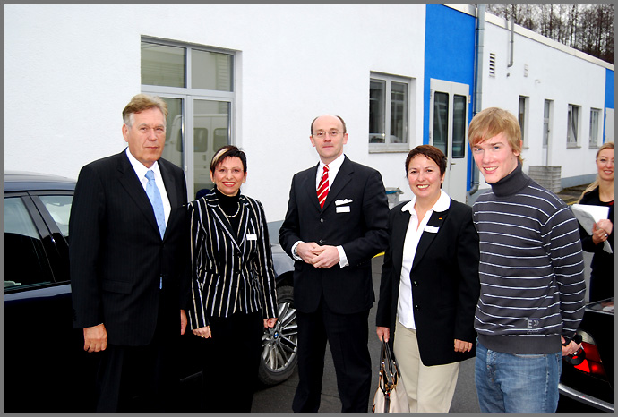 Ankunft des Bundesministers