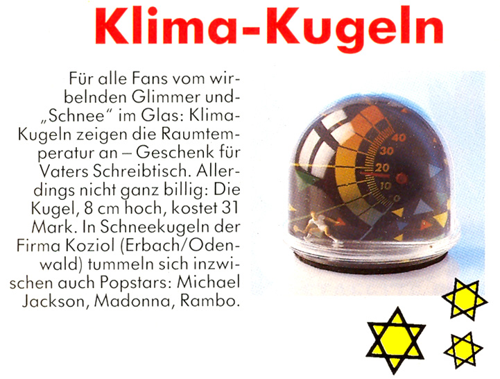 Klima-Kugeln