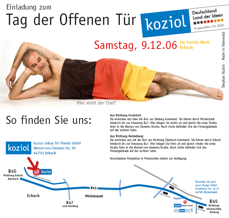 Einladung - Tag der Offenen Tür