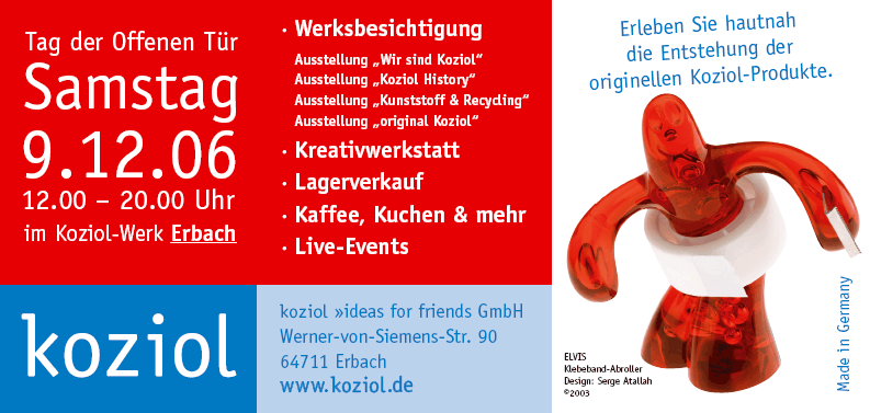 Einladung - Tag der Offenen Tür