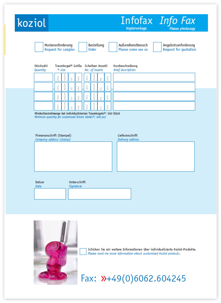 incentives & promotion - Traumkugeln Dream Globes