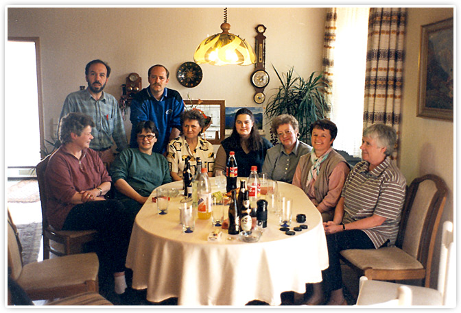 Die Abteilung Versand im Jahre 1997.