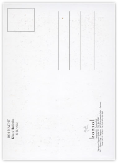 Postkarte - 1001 Nacht