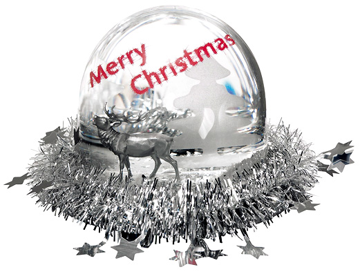Schneekugel MERRY X-MAS