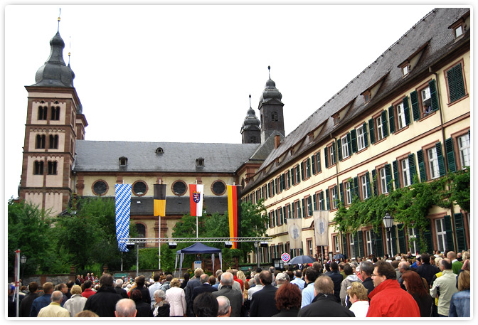 Schlossplatz in Amorbach